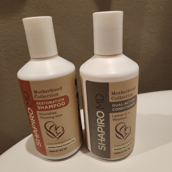 SHAPIRO MD Motherhood collection Shampoo and Conditioner = CLOSET CLOSING - Picture 1 of 4